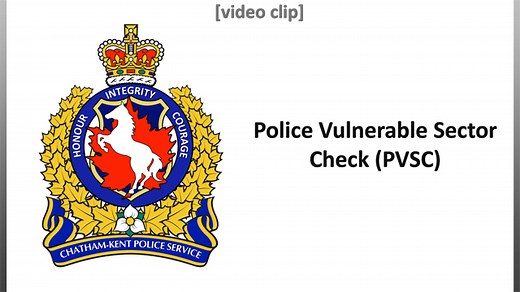 Police Vulnerable Sector Check (PVSC)