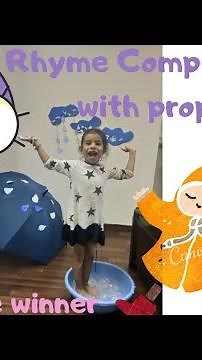 Rhyme recitation with props Competition | Poem recitation with actions| #rhymecompetition | Winner