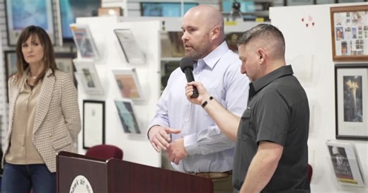 Warhawk Air Museum's discussions on the proposed concrete batch plant, including Sunroc representatives