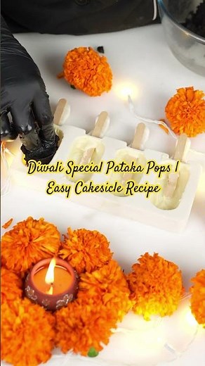 Diwali Special Pataka Pops | Easy Cakesicle Recipe for Festive Fun! #recipe #bakingtips