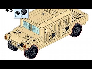 Lego humvee instructions #hummvee #lego