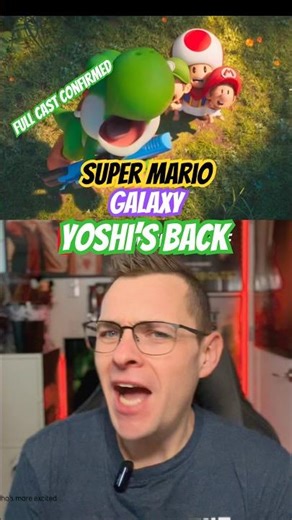 The Super Mario Galaxy Movie 🍄⭐️ Full Cast Reveal & Yoshi Returns! #thesupermariogalaxymovie