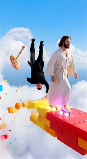 ⚡ Jesus vs Satan – antim jung ✨ #jesus #jesusfreak #love #god #viral