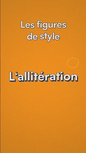 🎙️ L’Allitération : une figure de style qui fait du bruit !