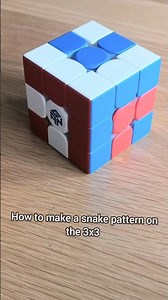 How to make a snake pattern on the 3x3