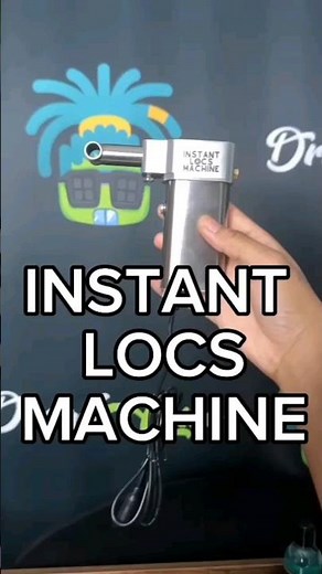 How To Use The Instant Loc Machine ? #Instantlocmachine #Locs