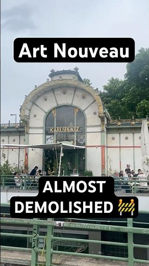 Almost Demolished 🚧 #artnouveau #architecture #Vienna #history