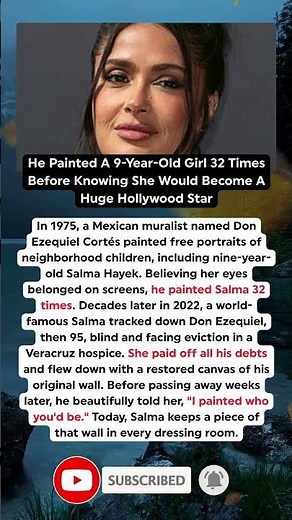 Salma Hayek’s Secret 1975 Childhood Prophecy Finally Revealed