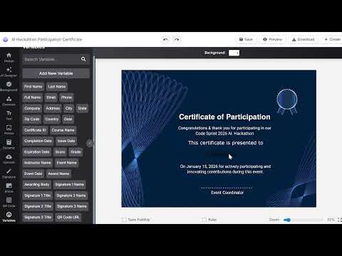 How to Design a Certificate in MixCertificate (Step-by-Step)