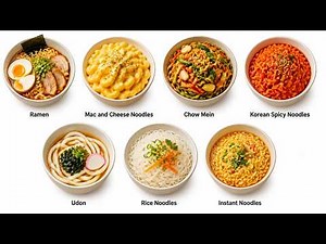 Different Noodles Varieties Explained | From Ramen to Udon