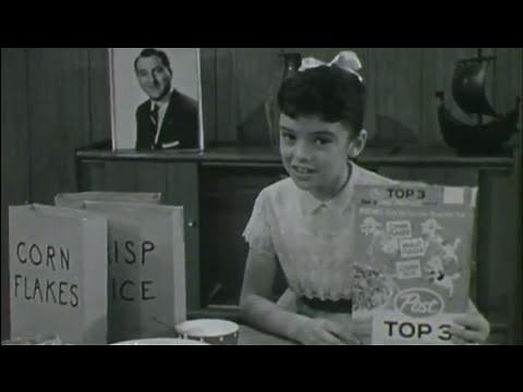Angela Cartwright and Rusty Hamer, Post Top 3 Cereal Commercial