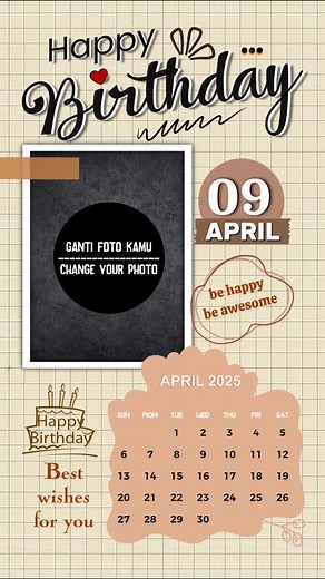 Birthday Template on TikTok