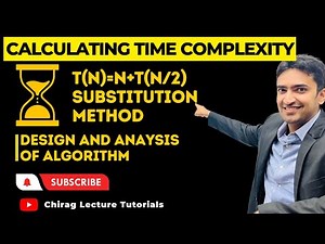 Recurrence Relation|| Substitution Method|| T(n)=T(n/2)+n||Solving Recurrences|| Easy Explanation