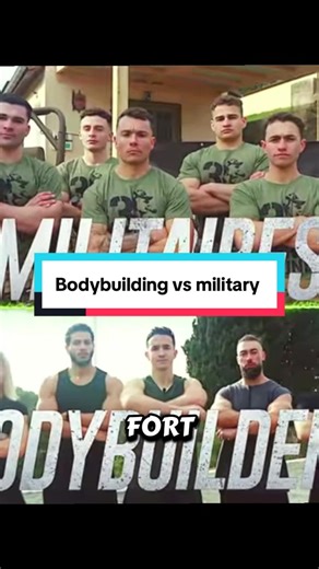 Qui est le plus fort entre un militaire et un bodybuilder 💪@Tibo InShape 🏋️‍♂️#bodybuilding #militaire #musculation #gym