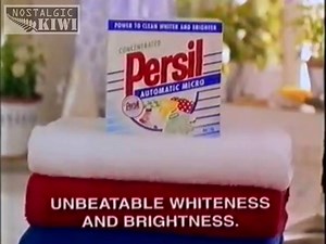 1996 Persil Automatic TV commercial. https://www.persil.co.nz/ | Nostalgic Kiwi