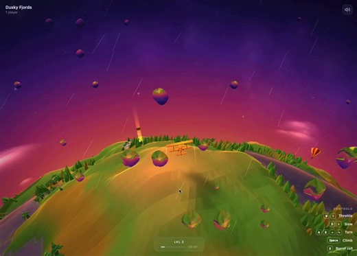 🧑‍🚀 Day 7 of the @cursor_ai #vibejamProudly sponsored by @cursor_ai + @boltdotnew + @heyglifPrizes to win (submit your vibe coded game before May 1!)🏆 $20,000🥈 $10,000🥉 $5,000Today's games I liked most from the Vibe Jam timeline:🌏 Tiny Skies by @DannyLimansetaI posted this one before but it's getting really good, beautiful chill vibes with rain drops✈️ Paper Flock by @lofihashbloomThis one similarly also chill vibes and a line drawn art style where you're a paper plane🧌 Sky Critters by @j