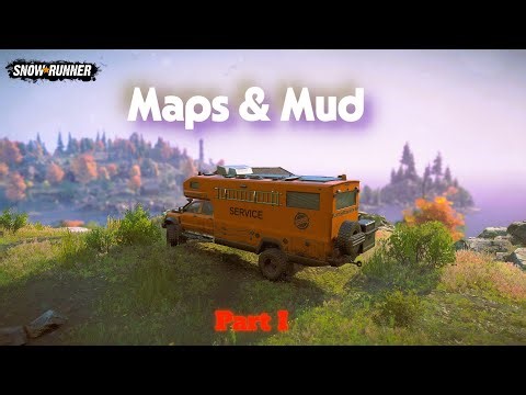 🌲 SNOWRUNNER: Maps and Mud Mission in Washington Part I | EarthRoamer SX Beast Mode 🛻💨