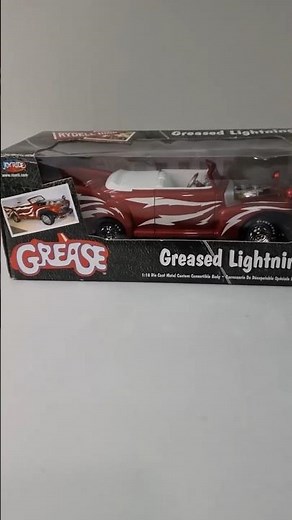 1/18 scale greased lightning from the movie grease unboxing & review #waynesdiecastcars