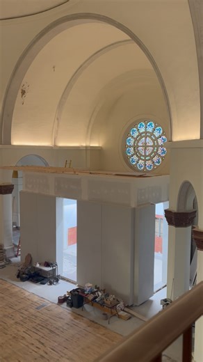 Progress underway at @theshepherddetroit! ✨ #theShepherdDetroit #LibraryStreetCollective | Library Street Collective