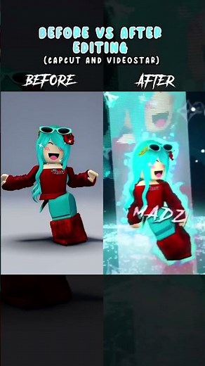 BEFORE VS AFTER EDITING 🔥