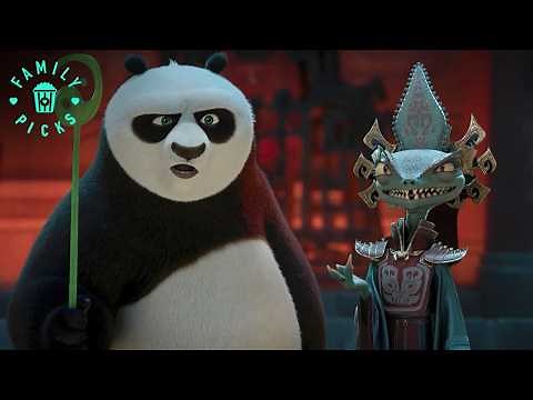 Po Fights the Chameleon in the Final Battle | Kung Fu Panda 4