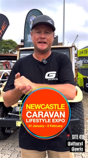 13 reactions |  We are HERE at the Newcastle Caravan Camping...