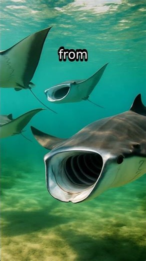 Freshwater Manta Rays’ Smart Feeding Secret Revealed! #MarineLife #Discovery #FreshwaterRays