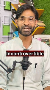 141K views · 4K reactions | Meaning of incontrovertible | Zulfiqar Mohammadi English | English Vocabulary | Vocabulary #ZulfiqarMohammadiEnglish #englishvocabulary #vocabulary | Zulfiqar Mohammadi English | Facebook