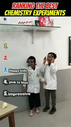 Ranking the best chemistry Experiments
