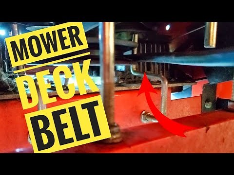 How to replace the deck belt on your Zero Turn or Riding Mower