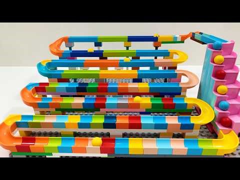 This Multi-Level Marble Run Looks Easy… Until Every Marble Starts Failing