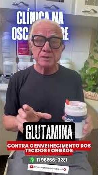 GLUTAMINE against tissue and organ aging #shortsvideo