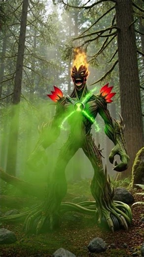 Swampfire | ben 10 alien | hyper realistic swampfire