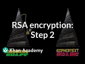 RSA encryption: Step 2 | Journey into cryptography | Computer Science | Khan Academy