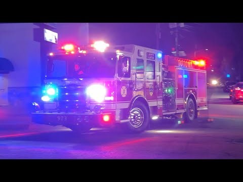 First Video of Totowa Fire Dept Brand New Engine 973 Responding To An AFA 4/12/26