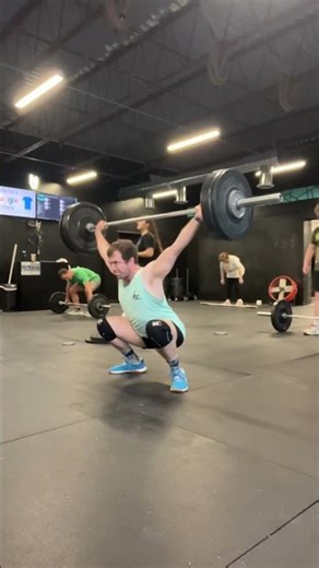 Snatch single at 160 #crossfit one squat snatch with 72 kilos olympic lifting strength work progress