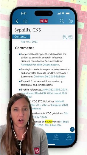 Neurosyphilis and De-sensitization