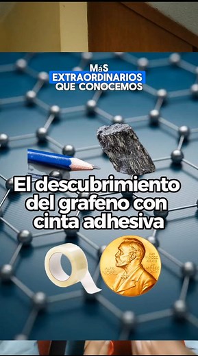 30K views · 1.4K reactions | Así se descubrió el grafeno, el material del futuro, con una simple cinta #fisica #physics #nobel #sabiasque #fyp | MariPhysics | Facebook