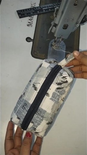 pencil pouch, pen pouch, handmade pouch, hand stitching pouch, DIY ideas, creativity