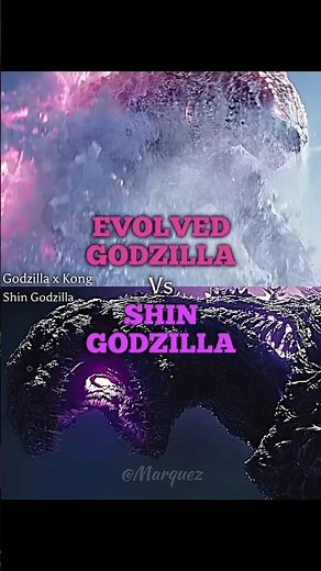 Godzilla Evolved vs Shin Godzilla #godzilla #kaiju #1v1 #edit #debates