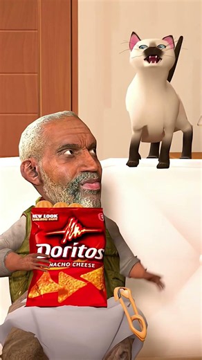 Кот vs Чипсы ЧЕЛЛЕНДЖ 😂 Роблокс Мем #gmod #animation #memes