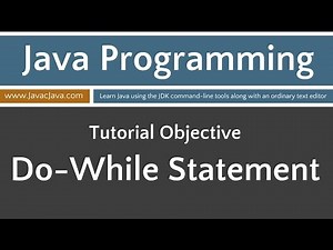 Learn Java Programming - Do While Statement Tutorial
