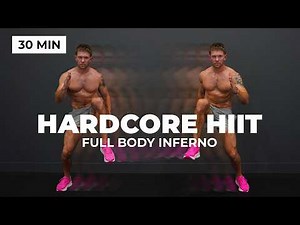 30 Min FULL BODY INFERNO – Hardcore HIIT Workout, No Equipment | 4x5 Method