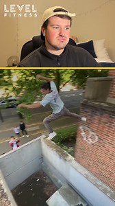 2.7M views · 10K reactions | I’m convinced Parkour is not a sport, but a breed of animal  | Level Fitness | Facebook