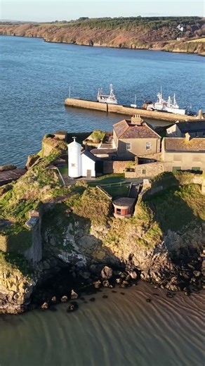 Seaside Fort, Blue Sky #drone #castle #travel
