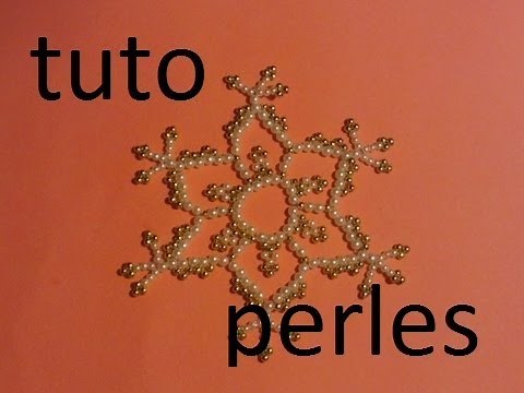 tuto fleur en perles