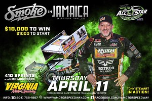 You asked for it and we heard you - Sprints are coming back to Virginia Motor Speedway in 2019 for our 50th Anniversary season. April 11, 2019 we will host the 1st annual Thursday Thunder featuring Tony Stewart's All Star Circuit of Champions Sprint Car series in a $10,000 to win - $1000 to start event that will see Tony Stewart competing in his #14 Textron Off Road / Rush Truck Centers / Ford Performance / Curb.com Sprint Car. #vmsracing #sprintsareback | Virginia Motor Speedway