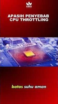 apasih yang menyebabkan cpu throttling, cpu throttling sehingga clock speed nya rendah #cpu