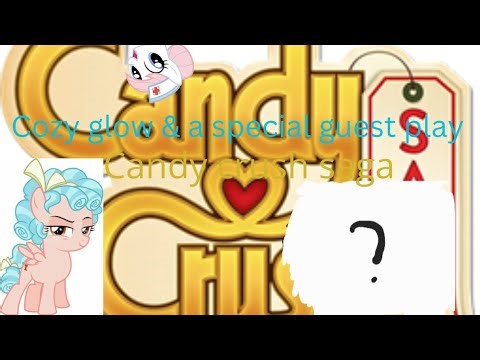 Cozy glow & a special guest play candy crush saga