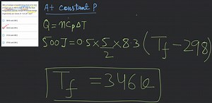500 J of energy is transferred as heat to 0.5 mol of Argon gas ... | Filo